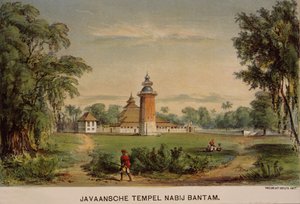 Banten Camii, Java, Endonezya by Dutch School
