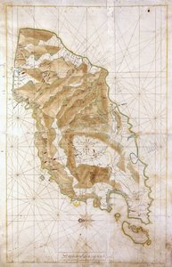 Timor Adası Haritası, c.1760 by Dutch School