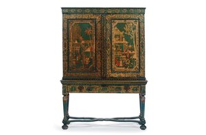 Stand üzerinde kollektör dolabı, c.1700-30 by Dutch School