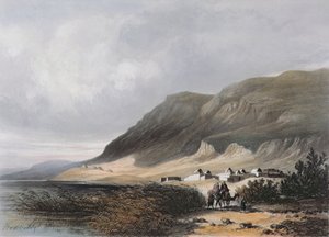 Jean Jacottet (1806-c.1843) tarafından oyulmuş El-Mejdel (Magdala);