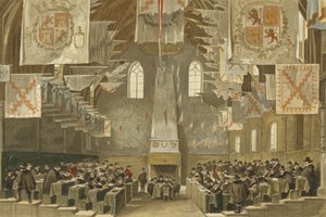 Binnenhof Büyük Salonu, Lahey, Hollanda by Dutch School