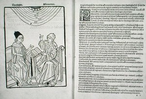 Hunterian Bx.3.41 f.1v-2r Teoloji ile Concordantia astronomi, Pierre d