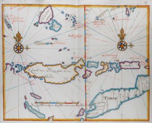 Timor Adası ve çevresi. by Dutch School