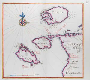 Ceram (Seram) ve Bonoa (Pulau Boano) ve Pulau Kelang ve Pulau Manipa Adası