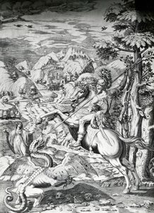 Aziz George ve Ejderha, 16. Yüzyıl by Dutch School