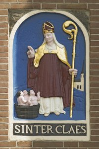 Barajdaki Noel Baba plaketi by Dutch School
