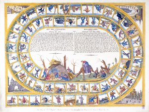 Farklı Rus askerlerinin çizimleriyle Kazak Oyunu, c.1815-16 by Dutch School