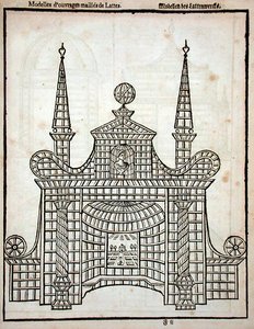 Kafes işi tasarımı, Johann van der Groen tarafından 