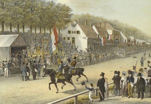Altın Kırbaç için paça yarışı, Leeuwarden, 24 Temmuz 1830 by Dutch School