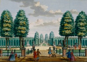 Evden ön kapıya doğru görünüm, Meerestein, Hendrick de Leth ve Matthias Brouerius Van Nidek tarafından Het Zeganpralent Kennemerlant