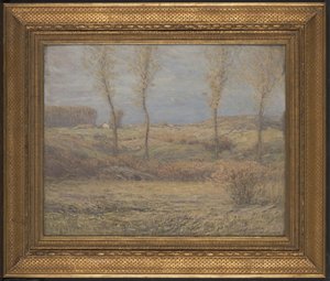 Kasım Sabahı (panelde yağ) by Dwight William Tryon