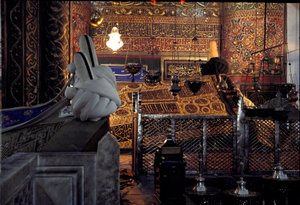 Mevlana'nın (Celaleddin Rumi) türbesinin görünümü