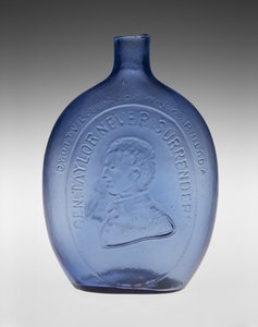 Figürlü Şişe, c. 1847 (kurşunsuz cam) by Dyottville Glass Works
