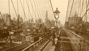 Brooklyn Asma Köprüsü, c1930