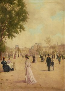 Tuileries Bahçeleri, 1883