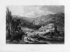 Zeytin Dağı, İsrail, 1841. by E Benjamin