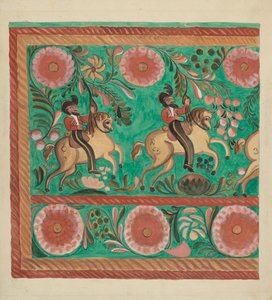 Yağa Boyalı Yerli Çam Sandığı by E. Boyd