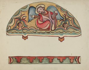 Lunette ve Sanctuario'daki Altar Kilisesi'nden Detay, Chimayo, 19351942.