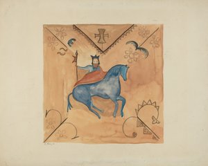George, Geyik Derisi Üzerine Boyanmış, 19351942.