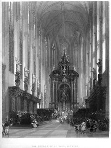 St Paul Kilisesi, Anvers, 19. yüzyıl