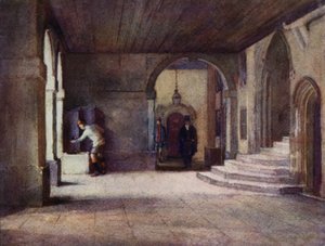 Eton: Cloisters (renkli taş) by E. D. Brinton