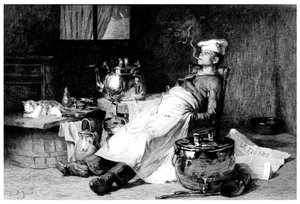 'Günün Çalışmasından Sonra', 1895. by E Decizy