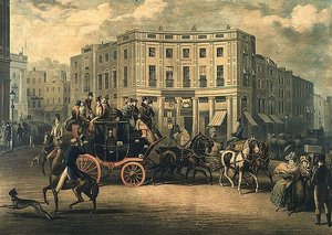"Yaş" Brighton Koçu, Boğa ve Ağız, Regent Sirki (gravür) by E. F. Lambert
