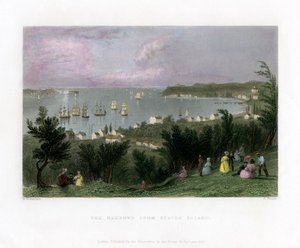 The Narrows, Staten Island, New York, ABD, 1837