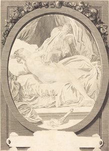 gömlek kaldırıldı by E. Guersant after Jean Honoré Fragonard