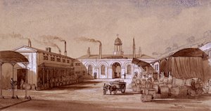 Albany Caddesi, St Pancras, Londra, c1830 by E Noyce