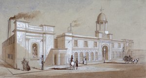 Albany Caddesi'ndeki Grimble ve Booth'un içki fabrikasının görünümü, St Pancras, Londra, c1830 by E Noyce