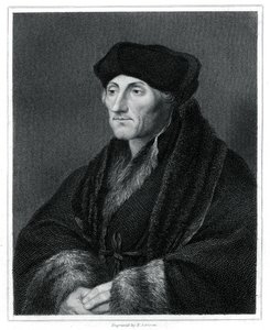 Desiderius Erasmus, Rönesans hümanisti, 1833 by E. Scriven