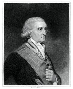 George Brydges Rodney, 1 Baron Rodney, İngiliz deniz subayı, 1833. by E. Scriven