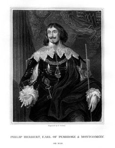 Philip Herbert, Pembroke 4. Kontu, saray mensubu ve politikacı, 1828. by E. Scriven