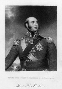 Prens Edward Augustus 1767-1820, Kent Dükü ve Strathearn, 19. yüzyıl.