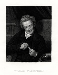 William Wilberforce, İngiliz kölelik karşıtı kampanyacı, 19. yüzyıl. by E. Scriven