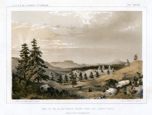 Kara Orman Umut Dağı ve Sierra Prieta, ABD, 1856. by E Stout