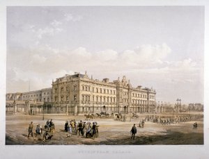 Buckingham Sarayı, Londra, 1852 by E Walker