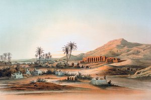 'Kurnah'daki I. Seti Tapınağı', Mısır, 19. yüzyıl
