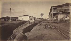 Acajutla, 1877. by Eadweard Muybridge