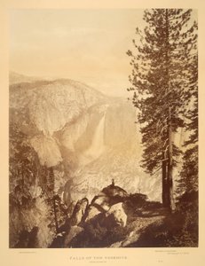 Yosemite Şelaleleri by Eadweard Muybridge