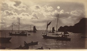 Ay Işığı Etkisi-Panama Körfezi by Eadweard Muybridge