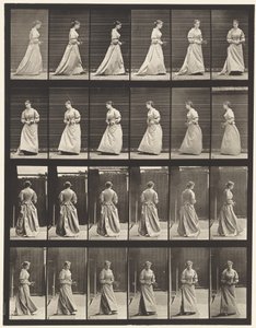 Levha 100. Dönen ve Çıkan Merdivenler, 1885 by Eadweard Muybridge