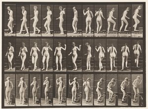 Levha 101. Dönen ve Çıkan Merdivenler, El Sallayarak, 1872-1885 by Eadweard Muybridge