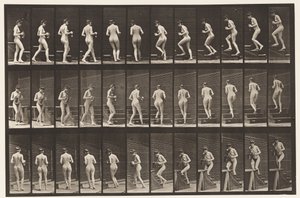 Levha 103. Dönen ve Çıkan Merdivenler, Ellerde Sürahi ve Kadeh, 1872-1885 by Eadweard Muybridge
