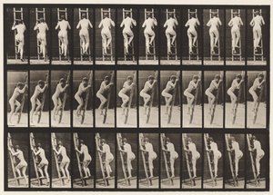 Plaka 112. Yükselen Merdiven by Eadweard Muybridge