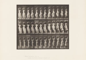 Plaka 146. Düşen Eğim, Sol Omuzda Dönen Su Kavanozu by Eadweard Muybridge