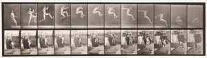 Plaka 159. Zıplama; Koşmak Geniş Atlama (Ayakkabı) by Eadweard Muybridge