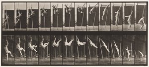 Plaka 165. Zıplama; Yüksek atlama sırığı by Eadweard Muybridge