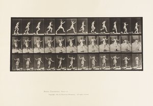 Levha 170. Dere Karşısında Taştan Taşa, 1885 by Eadweard Muybridge